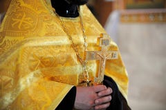 Priest S Hands Stock Images