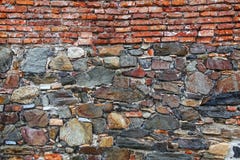Primer de una pared de piedra en el del Sacramento, Uruguay de Colonia fotografía de archivo libre de regalías Primer de una pared de piedra en el del Sacramento, Uruguay de Colonia fotografía de archivo libre de regalías