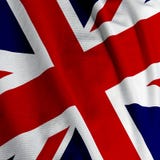 Primo piano britannico della bandierina Primo piano britannico della bandierina