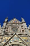 Primo piano della cattedrale di Orvieto, Umbria, Italia fotografia stock libera da diritti Primo piano della cattedrale di Orvieto, Umbria, Italia fotografia stock libera da diritti
