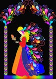 Princesa do conto de fadas da ilustração ilustração stock Princesa do conto de fadas da ilustração ilustração stock