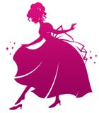 Princesa e sua sapata ilustração stock Princesa e sua sapata ilustração stock
