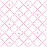 Princess Background Pattern with Pink Crown Stock Vector Illustration vector illustration Princess Background Pattern with Pink Crown Stock Vector Illustration vector illustration
