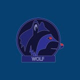 Head wolf for animal shop royalty free illustration Head wolf for animal shop royalty free illustration