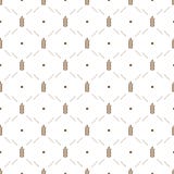 Vector seamless pattern illustration ears of wheat. vector illustration Vector seamless pattern illustration ears of wheat. vector illustration