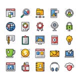 A Pack of Flat Vector Icons stock illustration A Pack of Flat Vector Icons stock illustration