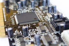 Printed Circuit Board Royalty Free Stock Photo Printed Circuit Board Royalty Free Stock Photo