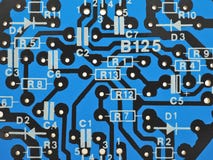 Printed circuit board close up