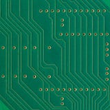 Printed circuit board, electronic components plate macro closeup, background texture copy space Royalty Free Stock Image Printed circuit board, electronic components plate macro closeup, background texture copy space Royalty Free Stock Image