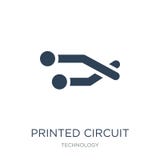 printed circuit connections icon in trendy design style. printed circuit connections icon isolated on white background. printed royalty free illustration printed circuit connections icon in trendy design style. printed circuit connections icon isolated on white background. printed royalty free illustration