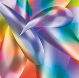 Priorità bassa astratta dalle molecole multi-colored illustrazione di stock Priorità bassa astratta dalle molecole multi-colored illustrazione di stock