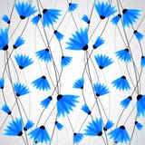 Priorità bassa astratta della natura Cornflowers blu royalty illustrazione gratis Priorità bassa astratta della natura Cornflowers blu royalty illustrazione gratis