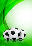 Priorità bassa con le sfere di calcio royalty illustrazione gratis Priorità bassa con le sfere di calcio royalty illustrazione gratis