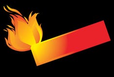 priorità bassa della Fuoco-bandiera. illustrazione di stock priorità bassa della Fuoco-bandiera. illustrazione di stock