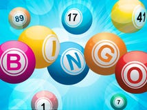 Priorità bassa dello starburst della sfera di Bingo illustrazione vettoriale Priorità bassa dello starburst della sfera di Bingo illustrazione vettoriale