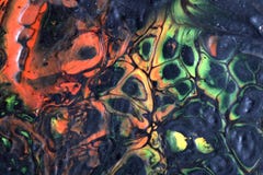 Priorità bassa di arte astratta Versamento di Acryl Fotografie Stock Libere da Diritti Priorità bassa di arte astratta Versamento di Acryl Fotografie Stock Libere da Diritti