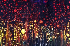 Priorità bassa di arte astratta Versamento di Acryl Fotografie Stock Priorità bassa di arte astratta Versamento di Acryl Fotografie Stock