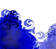 Priorità bassa di Flourish di Grunge illustrazione vettoriale Priorità bassa di Flourish di Grunge illustrazione vettoriale