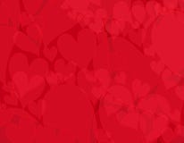 Priorità bassa rossa opaca scura dei cuori illustrazione di stock Priorità bassa rossa opaca scura dei cuori illustrazione di stock