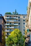 Private flats house in Italy stock photo Private flats house in Italy stock photo