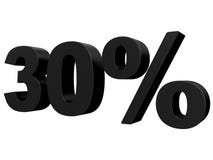 Procent av rabatten % 3d svärtar text som isoleras på en vit tolkning för bakgrund 3d vektor illustrationer Procent av rabatten % 3d svärtar text som isoleras på en vit tolkning för bakgrund 3d vektor illustrationer