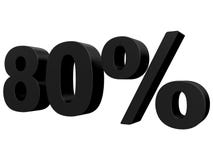 Procent av rabatten % 3d svärtar text som isoleras på en vit tolkning för bakgrund 3d stock illustrationer Procent av rabatten % 3d svärtar text som isoleras på en vit tolkning för bakgrund 3d stock illustrationer