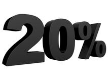 Procent av rabatten % 3d svärtar text som isoleras på en vit tolkning för bakgrund 3d stock illustrationer Procent av rabatten % 3d svärtar text som isoleras på en vit tolkning för bakgrund 3d stock illustrationer