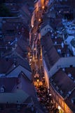 Procession till och med gatorna av staden för en dag vår dam av den Kamenita vrataen, beskyddare av Zagreb royaltyfri foto Procession till och med gatorna av staden för en dag vår dam av den Kamenita vrataen, beskyddare av Zagreb royaltyfri foto