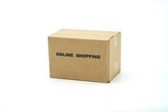 Product Box Online shopping delivery service using as background royalty free stock image Product Box Online shopping delivery service using as background royalty free stock image