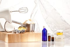 Production des cosmétiques d'arome photographie stock Production des cosmétiques d'arome photographie stock