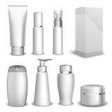 Produits de beauté de récipients d'emballage illustration libre de droits Produits de beauté de récipients d'emballage illustration libre de droits
