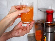 Produkcja i degustacja ?wie?y sok obrazy stock Produkcja i degustacja ?wie?y sok obrazy stock