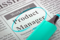 Produktchef Join Our Team 3d stock illustrationer Produktchef Join Our Team 3d stock illustrationer