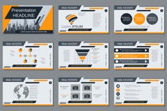 Professional business presentation, slide show vector template Royalty Free Stock Photography Professional business presentation, slide show vector template Royalty Free Stock Photography