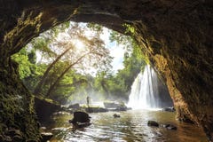 Professional landscape photographer with camera on tripod royalty free stock image Professional landscape photographer with camera on tripod royalty free stock image