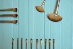Make up products. Brushes and tools for woman stock photo Make up products. Brushes and tools for woman stock photo