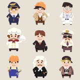 Professions collection. Part 1 royalty free illustration Professions collection. Part 1 royalty free illustration