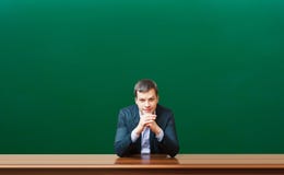 Professor Gegen Tafel Stockbild Bild Von Ausbilder Manager 39528441