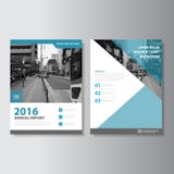 Progettazione blu del modello dell'aletta di filatoio dell'opuscolo dell'opuscolo del rapporto annuale della rivista di vettore, Fotografia Stock Libera da Diritti Progettazione blu del modello dell'aletta di filatoio dell'opuscolo dell'opuscolo del rapporto annuale della rivista di vettore, Fotografia Stock Libera da Diritti