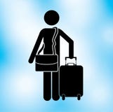 Progettazione del viaggiatore illustrazione di stock Progettazione del viaggiatore illustrazione di stock