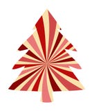 Progettazione dell'albero di Natale con la decorazione bianca e di rosa del bastoncino di zucchero di turbinio, elemento festivo royalty illustrazione gratis Progettazione dell'albero di Natale con la decorazione bianca e di rosa del bastoncino di zucchero di turbinio, elemento festivo royalty illustrazione gratis