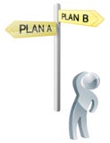 Progetti A o progetti la scelta di B royalty illustrazione gratis Progetti A o progetti la scelta di B royalty illustrazione gratis