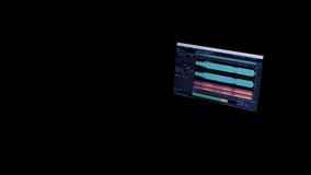 Program Adobe Audition on a Black Isolated Background Stock Footage - Video  of movie, cinema: 186192474