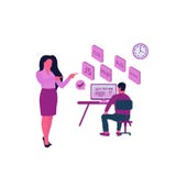 Programmera f?r webbsidadesign f?r expertis modernt plant begrepp f?r mall av att programmera expertis f?r website och mobil webs royaltyfri illustrationer Programmera f?r webbsidadesign f?r expertis modernt plant begrepp f?r mall av att programmera expertis f?r website och mobil webs royaltyfri illustrationer