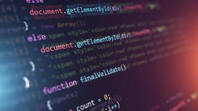 Programmerende broncode abstracte achtergrond Programmerende broncode abstracte achtergrond