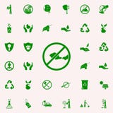prohibición en los gases del icono verde de los coches sistema universal de los iconos de Greenpeace para el web y el móvil ilustración del vector prohibición en los gases del icono verde de los coches sistema universal de los iconos de Greenpeace para el web y el móvil ilustración del vector