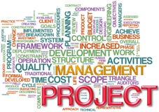 Project management wordcloud vector illustration Project management wordcloud vector illustration