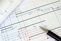 Project Planning Royalty Free Stock Photography Project Planning Royalty Free Stock Photography
