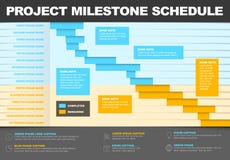 Project timeline gantt graph template royalty free illustration Project timeline gantt graph template royalty free illustration