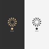 projeto do logotipo da flor do ouro, vetor, ilustração pronto para uso ilustração do vetor projeto do logotipo da flor do ouro, vetor, ilustração pronto para uso ilustração do vetor